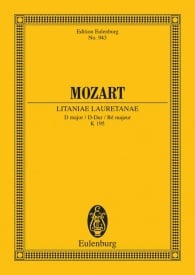 Mozart: Litaniae Lauretanae KV 195 (Study Score) published by Eulenburg